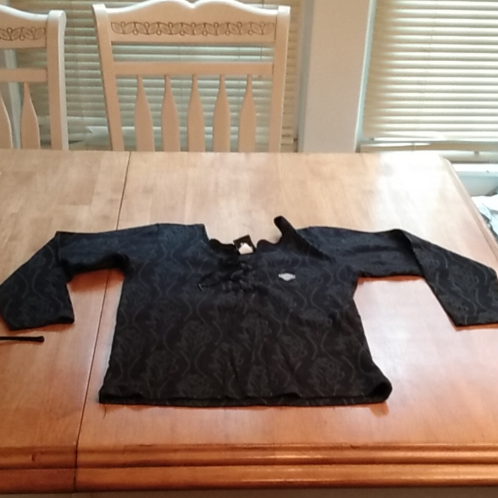 Harley Davidson thermal long sleeve top blouse